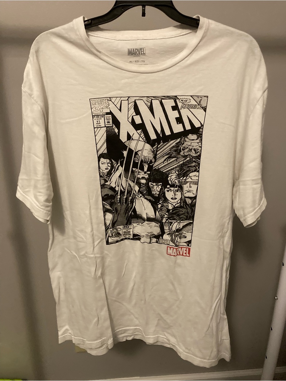 Men’s X-Men XL White Graphic Tee